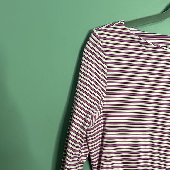J. McLaughlin Striped Boat Neck Top - Picture 3 of 8